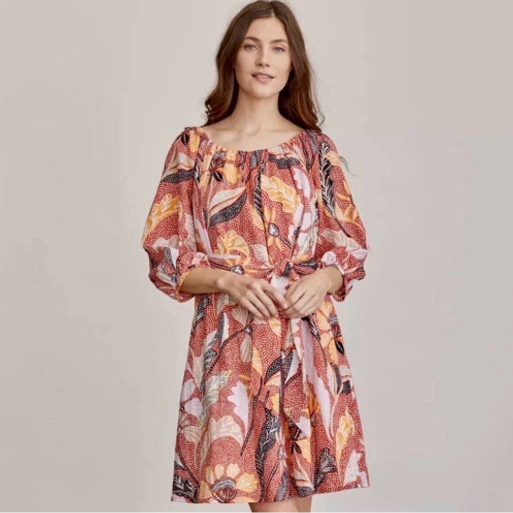 Elizabeth and James Tie Waist Dress, Removable Belt